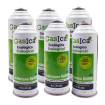 Gasica - Pack 6 botellas gas refrigerante para refrigeración - 470001174P6
