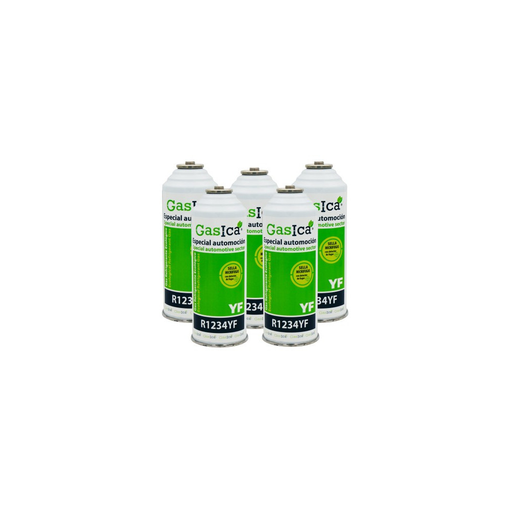 Gasica - Pack 5 botellas gas refrigerante para refrigeración - 470001324P5