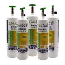 Gasica - Pack 5 botellas gas refrigerante para refrigeración - 470001174PROP5