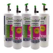 Gasica - Pack 5 botellas gas refrigerante para refrigeración - 470001322PROP5
