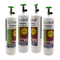 Gasica - Pack 4 botellas gas refrigerante para refrigeración - 470001175PROP4