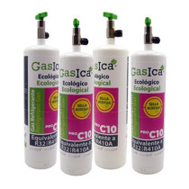 Gasica - Pack 4 botellas gas refrigerante para refrigeración - 470001322PROP4
