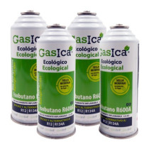 Gasica - Pack 4 botellas gas refrigerante para refrigeración - 470001174P4