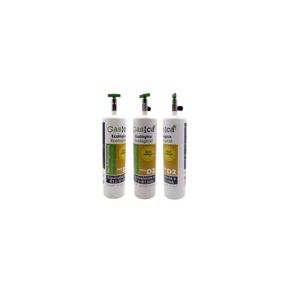 Gasica - Pack 3 botellas gas refrigerante para refrigeración - 470001174PROP3