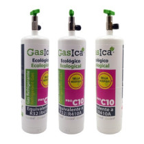 Gasica - Pack 3 botellas gas refrigerante para refrigeración - 470001322PROP3