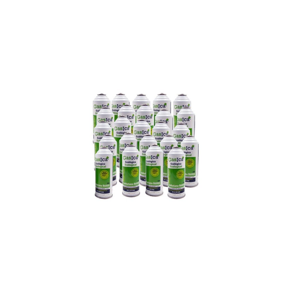 Gasica - Pack 24 botellas gas refrigerante para refrigeración - 470001174P24