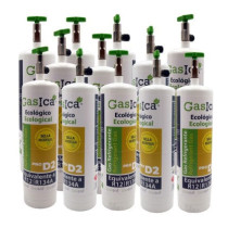 Gasica - Pack 12 garrafas de gás refrigerante para refrigeração - 470001174PROP12