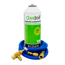Gasica - Gás refrigerante R1234yf com mangueira de carga e válvula para refrigeração - 470001324HR