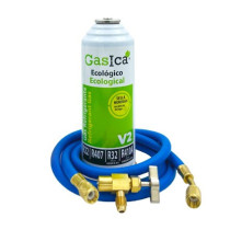 Gasica - Gas refrigerante R22 - R32 - R407 - R290 - R410A con manguera carga y válvula para refrigeración - 470001175HR