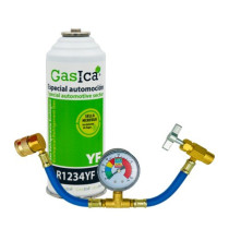 Gasica - Gas refrigerante ecológico R1234yf con manómetro para refrigeración - 470001324M