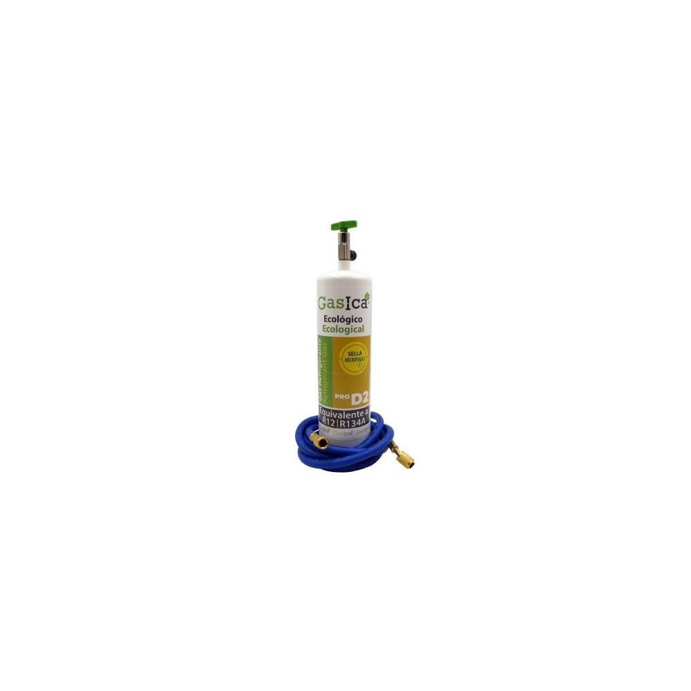 Gasica - Gas refrigerante ecológico R12 R134a con manguera carga 1/4x1/4 para refrigeración - 470001174PROH