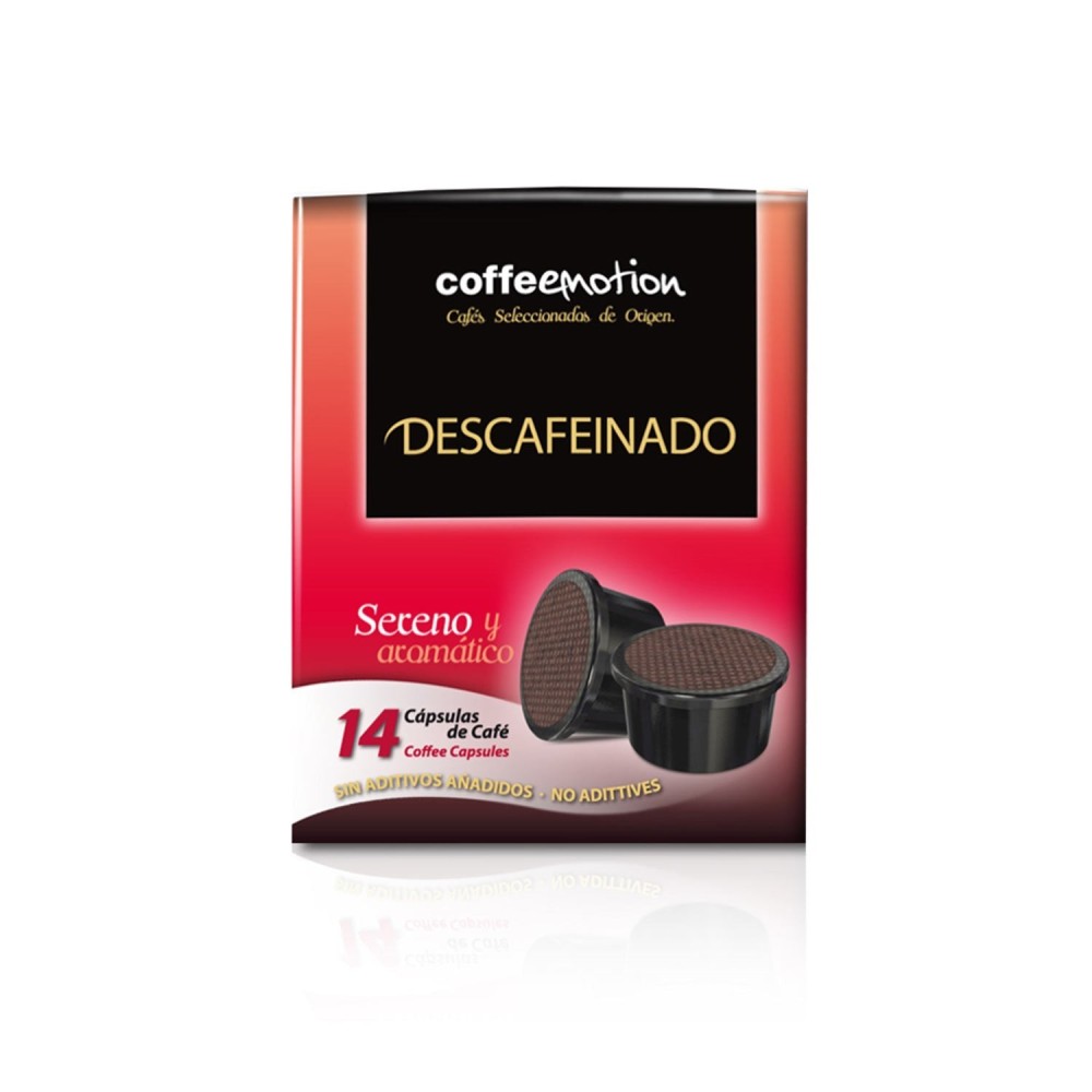 Taurus Coffeemotion - Cápsulas descafeinadas, paquete de 14 unidades - 999129000