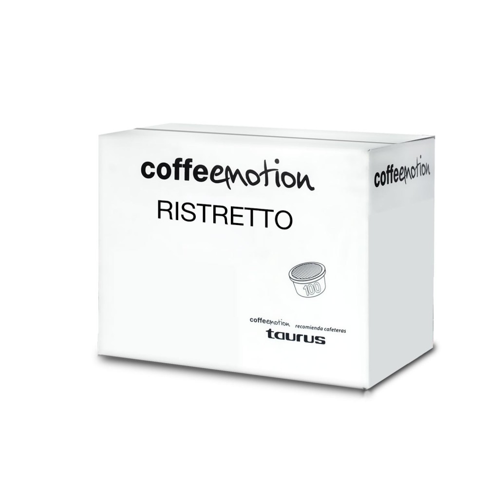 Taurus Coffeemotion - Cápsulas de café Ristretto, paquete de 100 unidades - 999143000