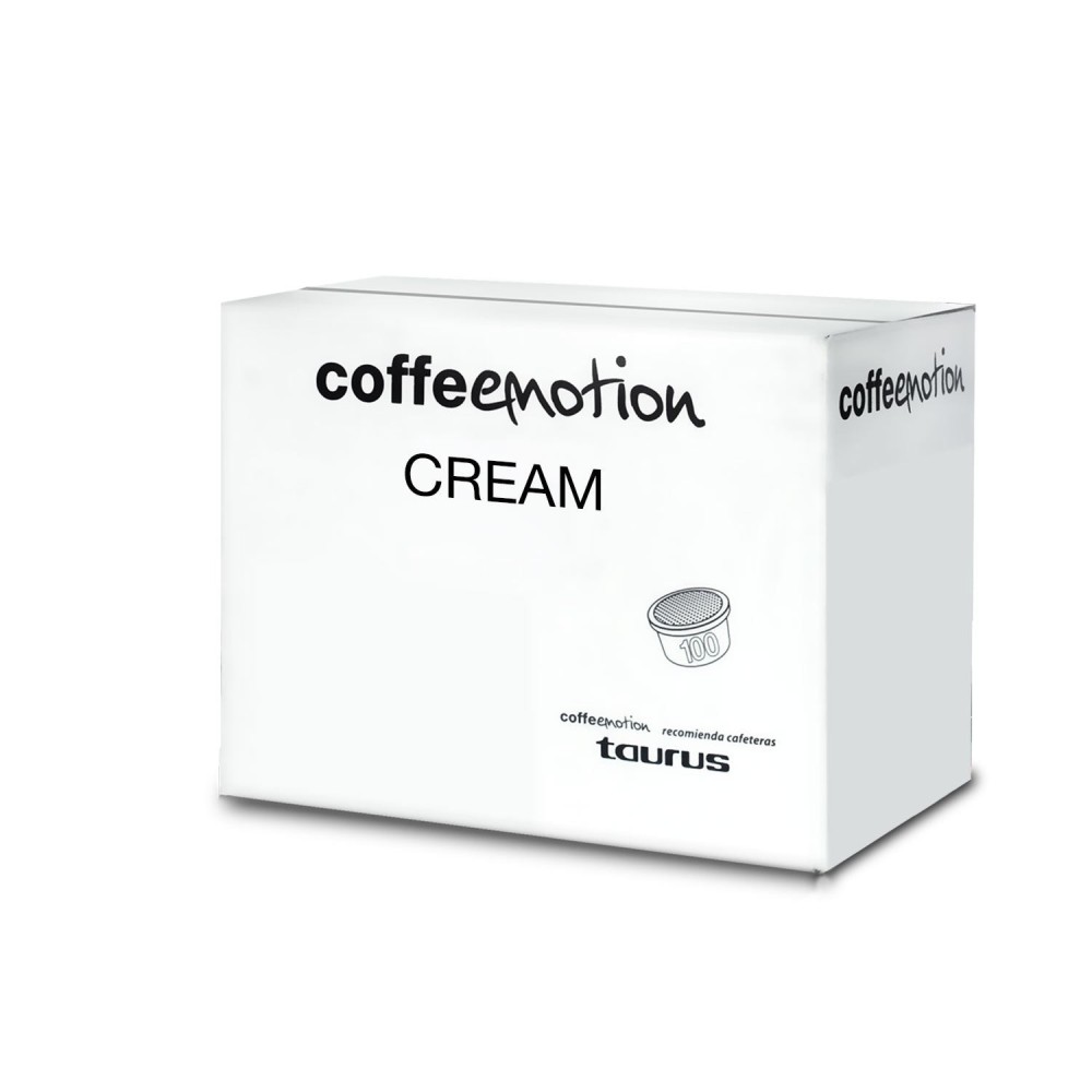 Taurus Coffeemotion Cream - Cápsulas de café paquete de 100 unidades - 999159000