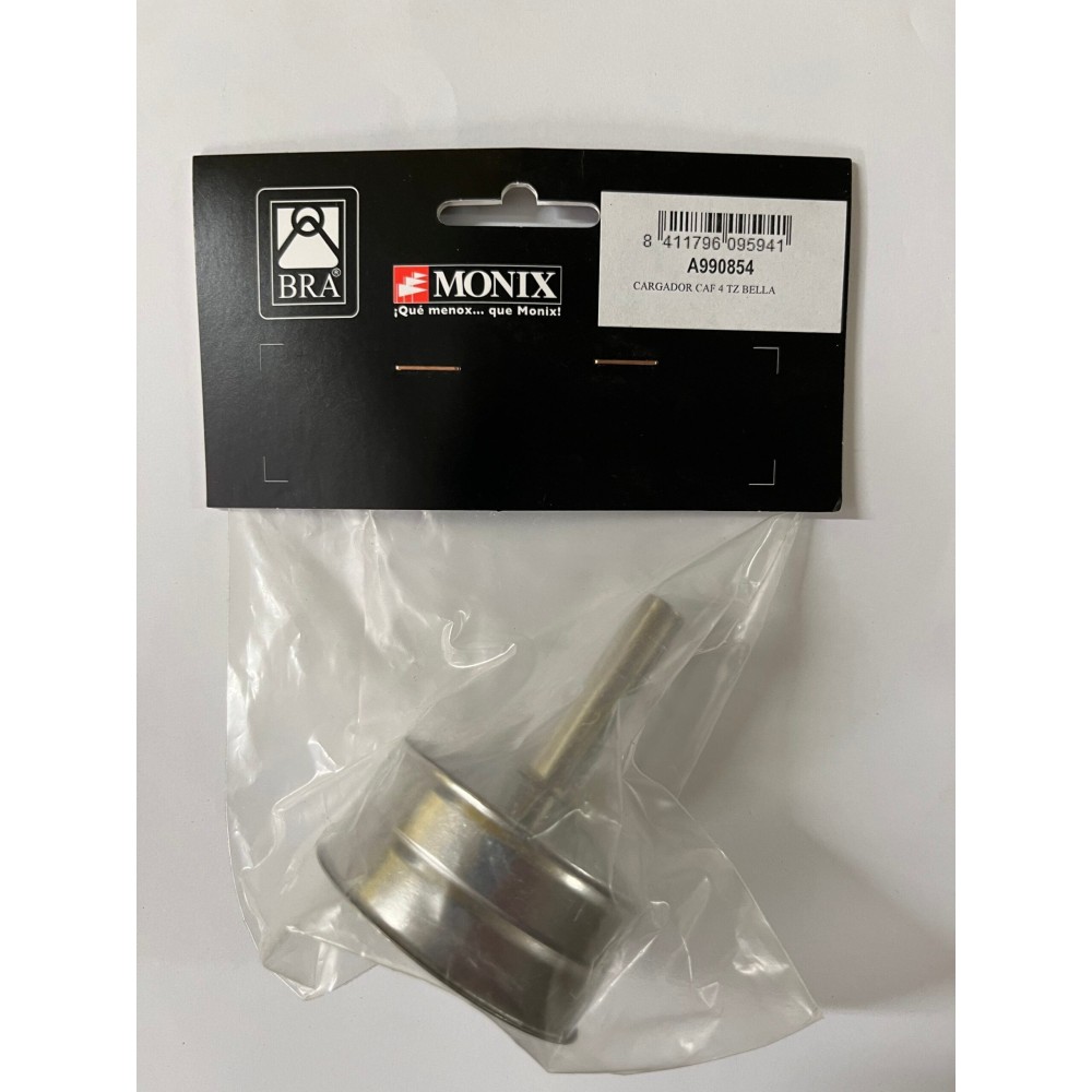 Bra Bella - Cargador acero inoxidable para cafetera, 4 Tz - 990854