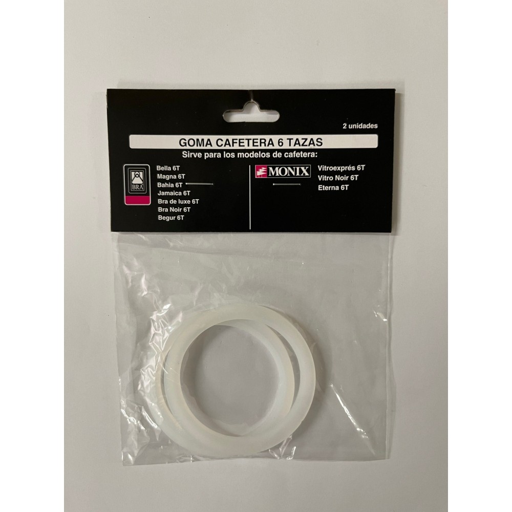 Conjunto Cafetera para 6 Tazas Acero Inoxidable y Aluminio Bra-Monix 990927