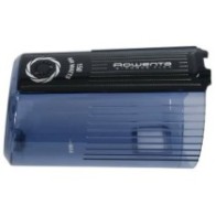 Contenedor azul para polvo...