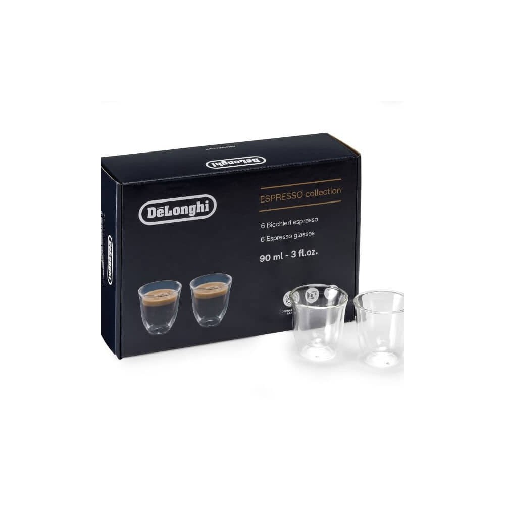 Colección Essential 6 vasos de espresso DeLonghi 5513284431 DelonghiC300 Colección Essential 6 vasos de espresso DeLonghi 5513284431 DelonghiC300