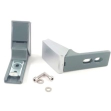 Liebherr Inox - Kit de 2 bisagras para puerta de frigorífico con tirador.