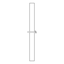 Electrolux - Fita de selagem traseira de 485x6mm - 1251139430