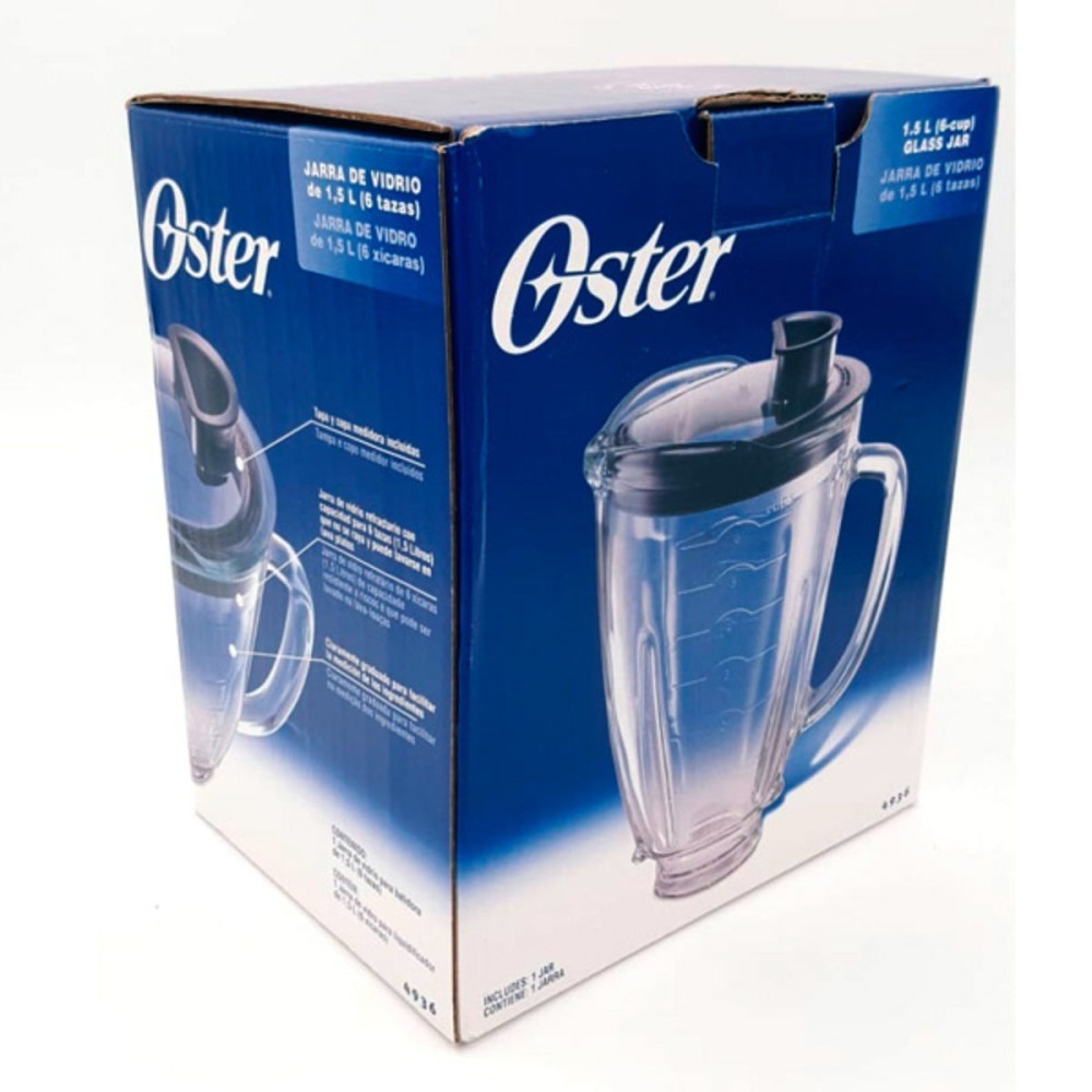 Batidora de vaso redonda Oster de vidrio 1.5L