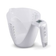 Vaso Emma Blanca Báscula Digital Cocina