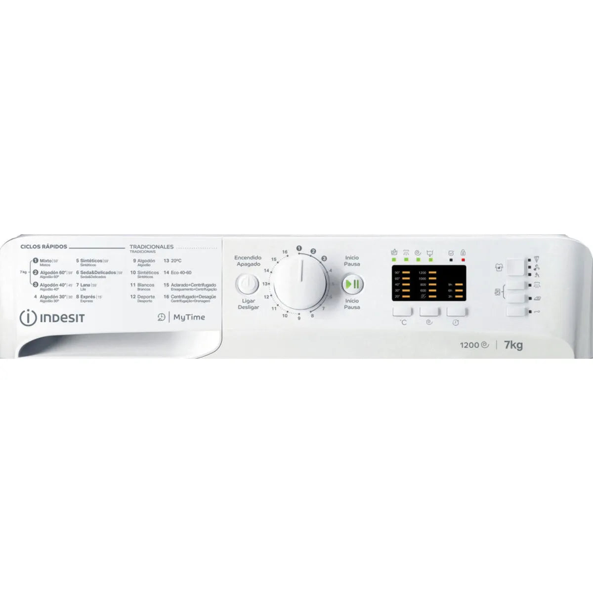 LAVADORA DE CARGA FRONTAL 7Kg INDESIT MTWA 71252 W SPT