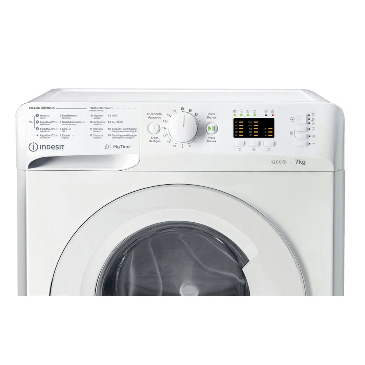 LAVADORA DE CARGA FRONTAL 7Kg INDESIT MTWA 71252 W SPT