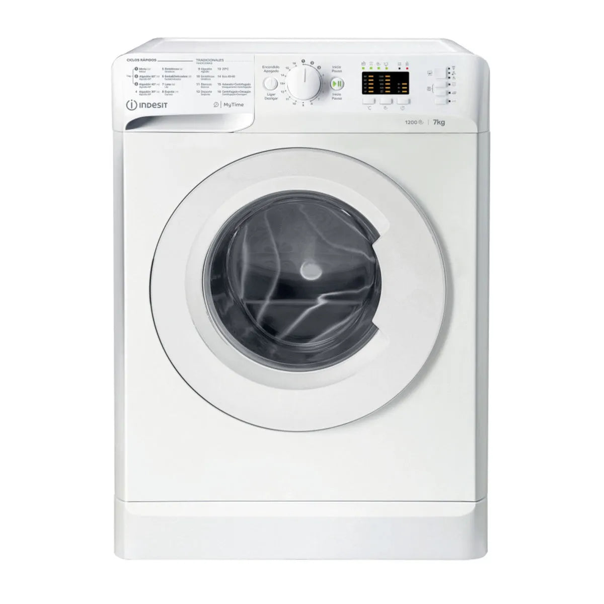 LAVADORA DE CARGA FRONTAL 7Kg INDESIT MTWA 71252 W SPT
