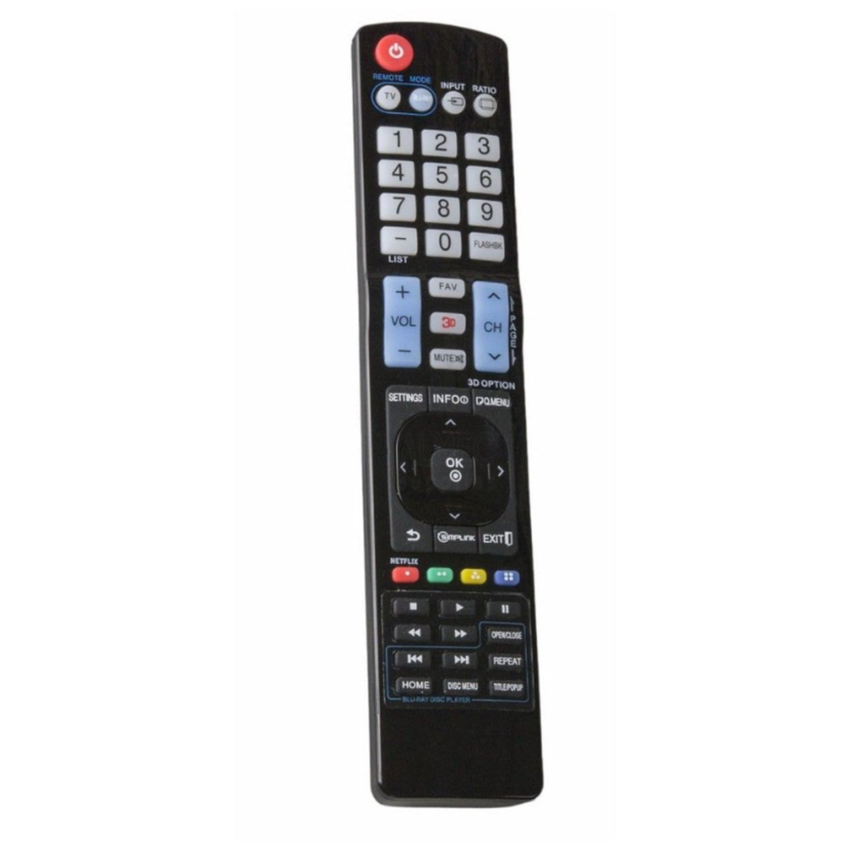 Recambio Compatible - Mando universal para televisores LG - AB1911