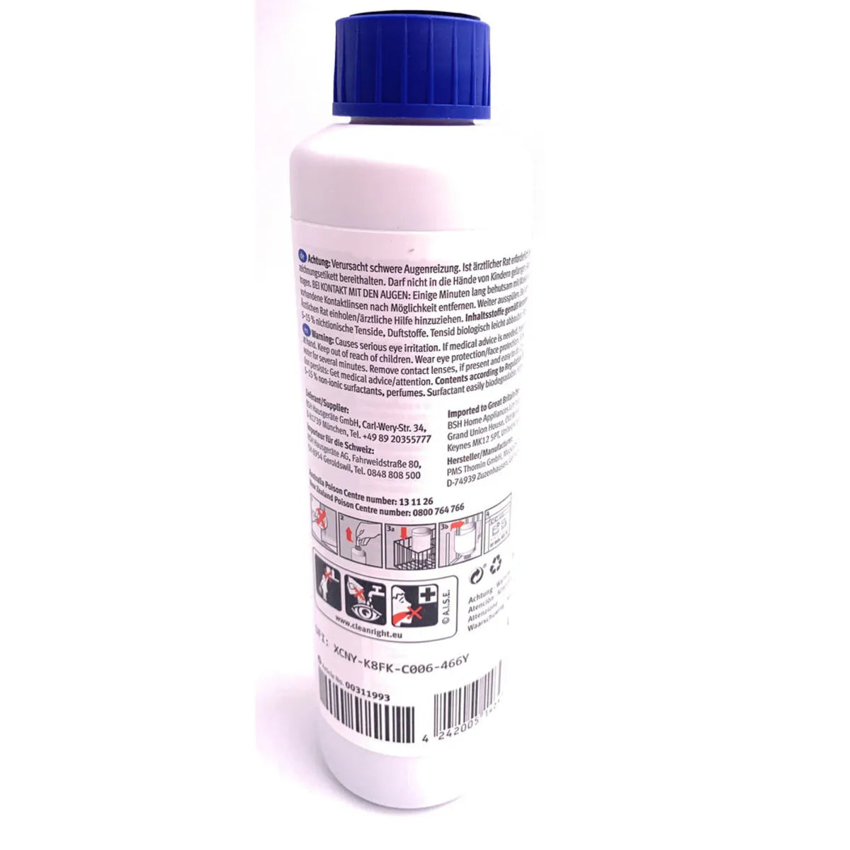 Producto de mantenimiento líquido para lavavajillas Bosch 00311858