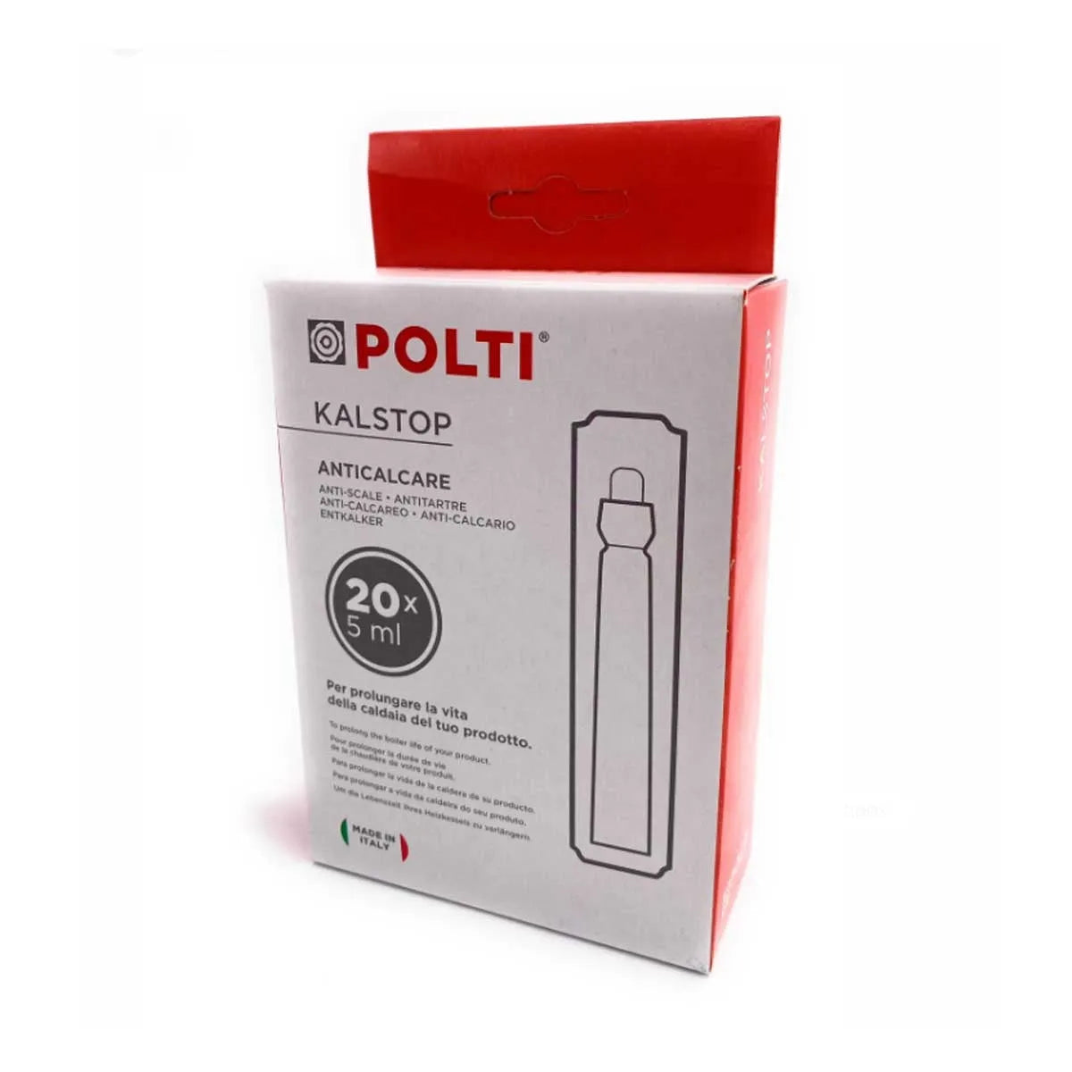 Líquido antical Polti  KALSTOP-TP 2000 Caja de 20 ampollas