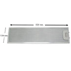 Filtro metálico campana extractora Balay, Lynx, Bosch 00435796