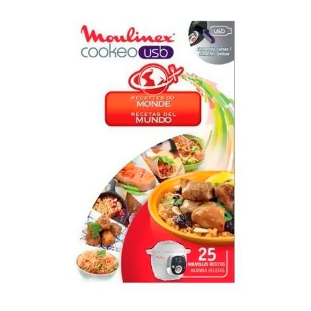 Recambio Cookeo USB Recetas del Mundo - USB de todo el mundo - XA600111