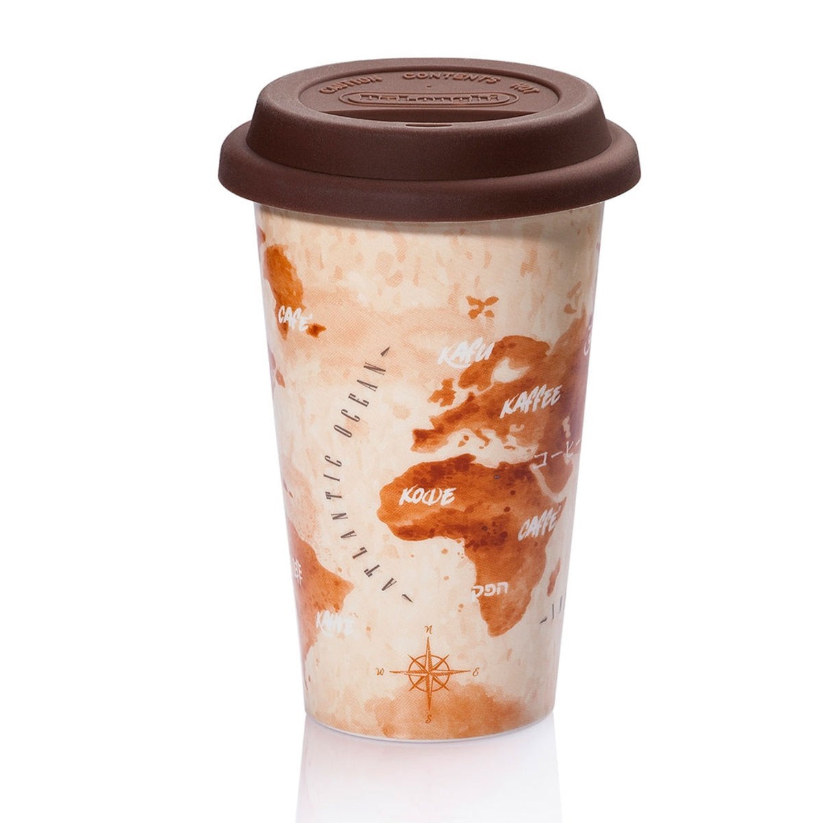 Recambio Delonghi The Adventurer - Taza térmica de cerámica con tapa de silicona - DLSC056