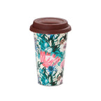 Recambio Delonghi DLSC065 - Taza térmica de cerámica multicolor con tapa de silicona de 300 ml - 5513284491