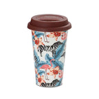 Recambio Delonghi - Taza térmica de cerámica The Animals con tapa de silicona - DLSC067