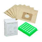 Recambio Rowenta Compacteo - Bolsas de aspirador con filtro HEPA - ZR004101