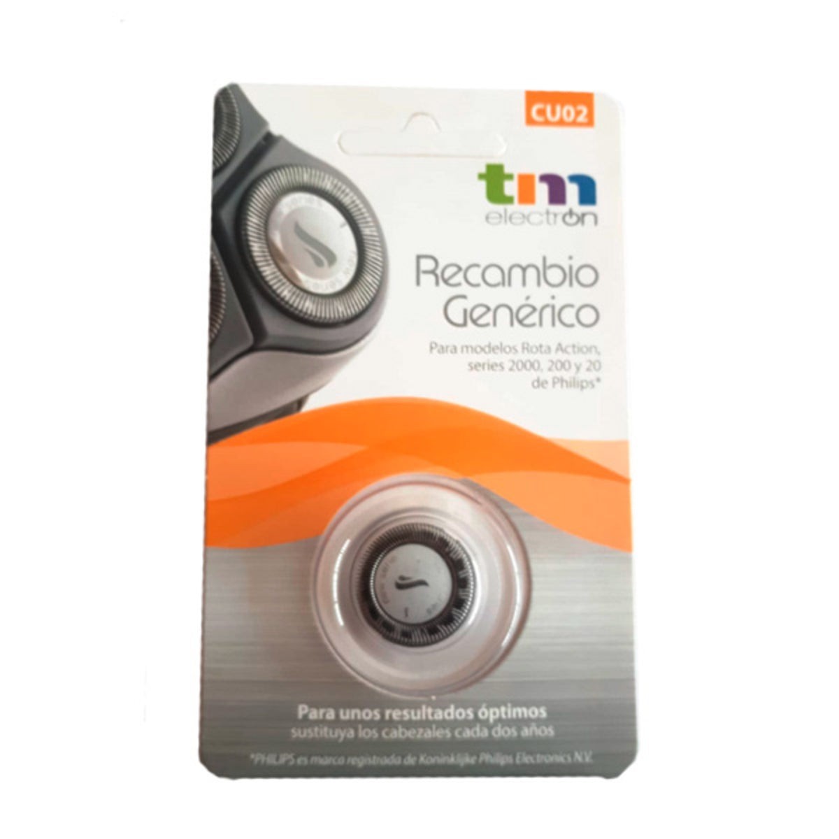 Recambio Philips CU2 - Cuchillas para afeitadora - 0076