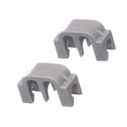 Recambio Bosch, Siemens, Balay - Pack 2 grapas para cesta de lavavajillas - 00167291