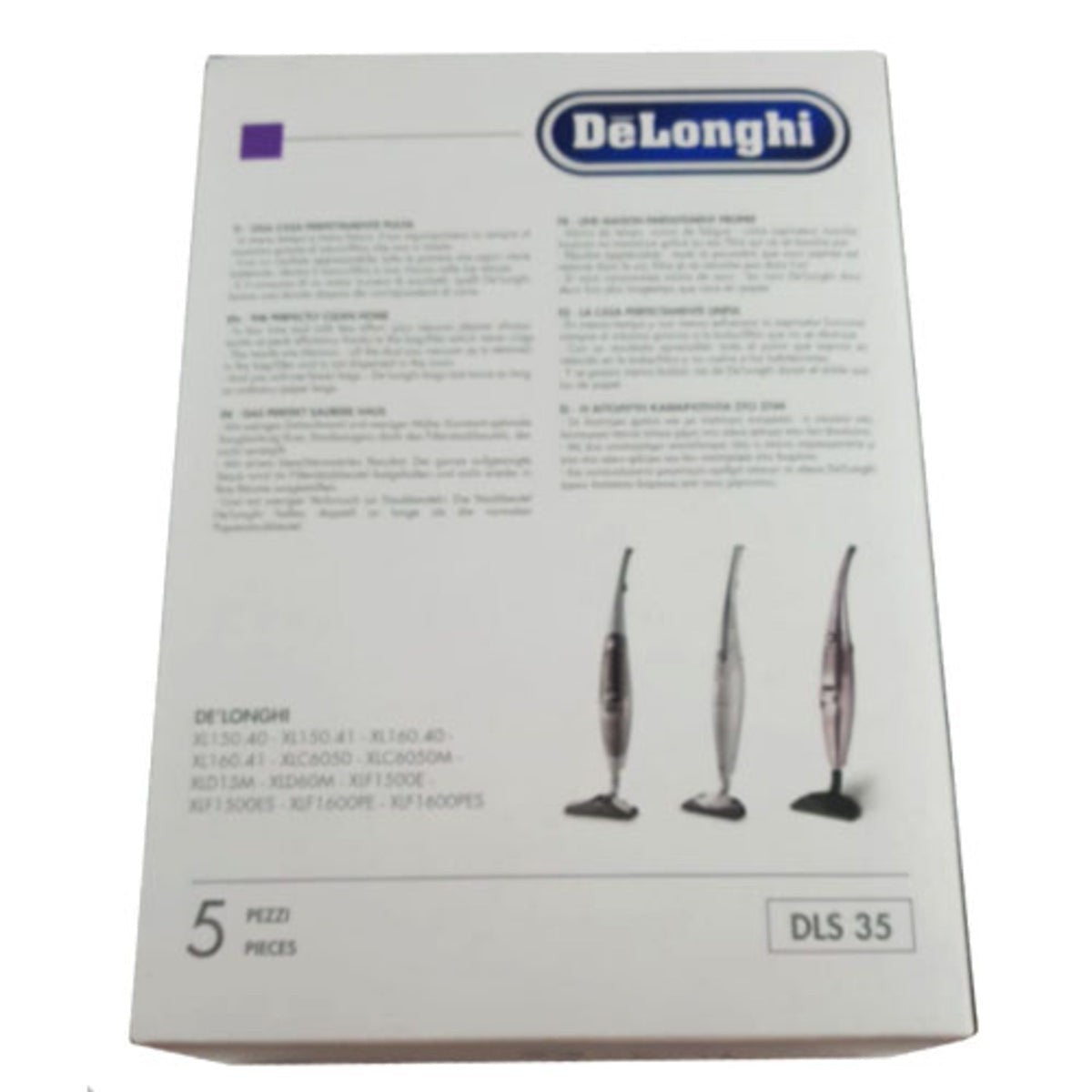 Recambio Delonghi Colombina DLS35 - 5 bolsas aspirador - 5519210141