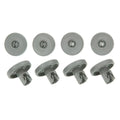 Recambio Zanussi, Electrolux, AEG - Paquete de 8 ruedas para lavavajillas - 50286965004