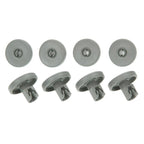 Recambio Zanussi, Electrolux, AEG - Paquete de 8 ruedas para lavavajillas - 50286965004