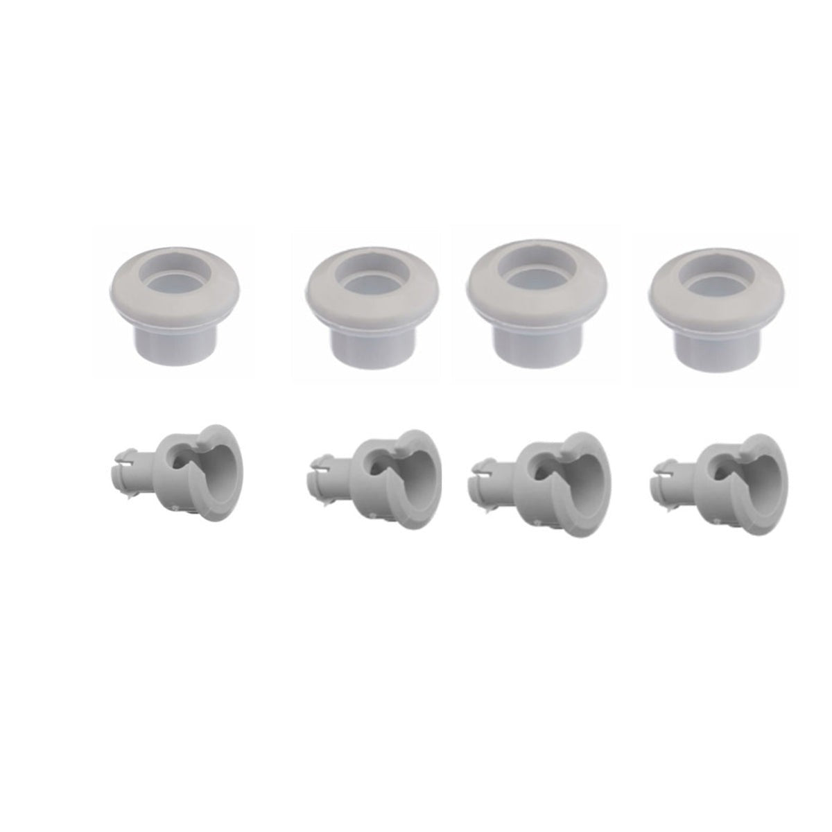 Recambio Bosch, Balay, Siemens - Pack 4 ruedas para cesta superior lavavajillas - 06bo0008-4