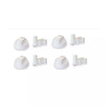 Recambio Universal - Top-Spares - Kit 4 mandos blancos para cocina de gas - 16UN0511