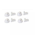 Recambio Universal - Top-Spares - Kit 4 mandos blancos para cocina de gas - 16UN0511