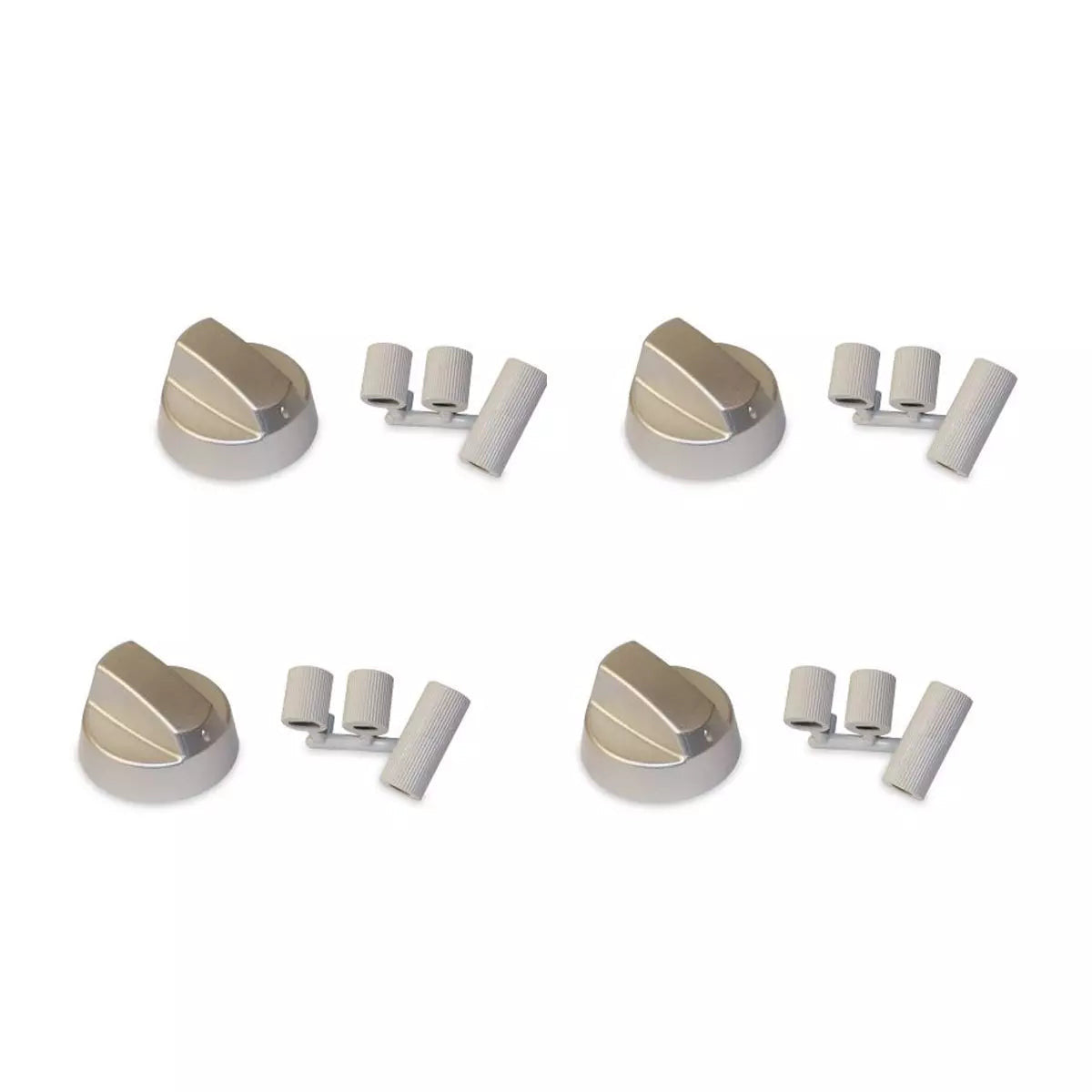 Recambio Universal - Top-Spares - Kit 4 mandos para cocina de gas - 16UN0513