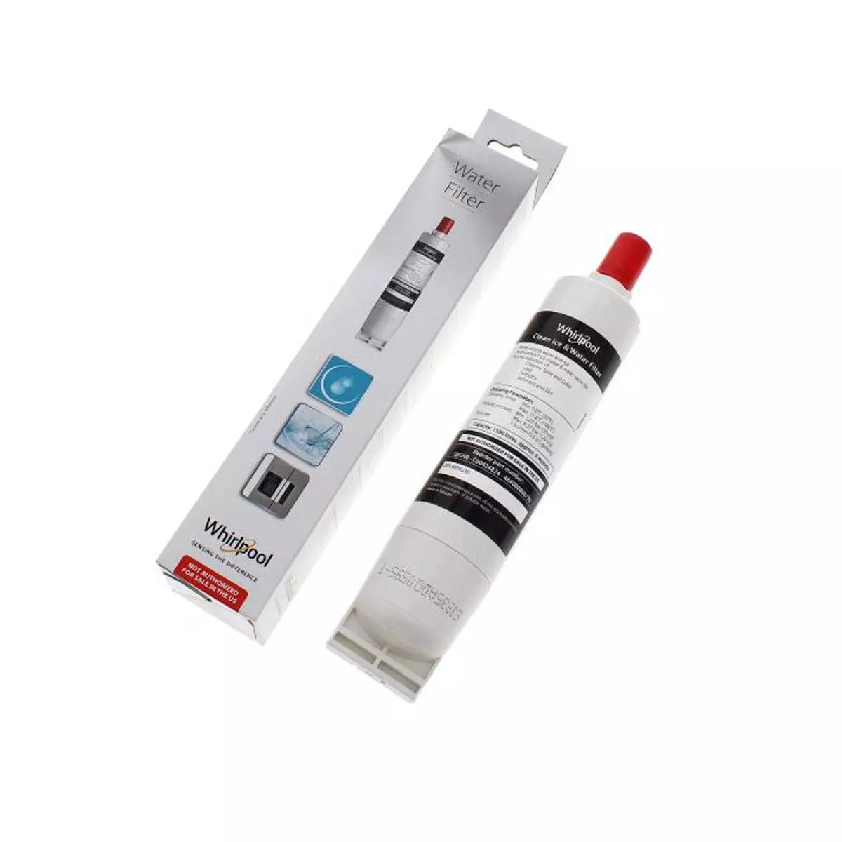 Recambio Whirlpool - Filtro agua para frigorífico - 484000008726