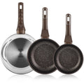 Recambio ALZA - Lote 3 sartenes 20 - 24 - 28 cm para menaje de cocina - 31350002