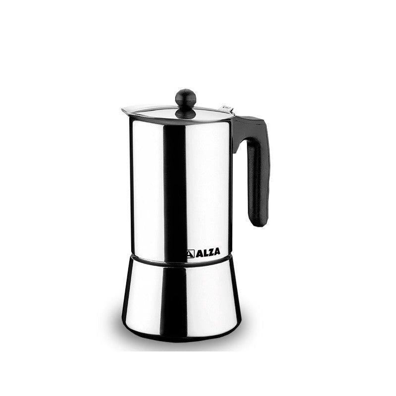 Recambio ALZA - Cafetera italiana inox 4 tazas para menaje de cocina - 360004